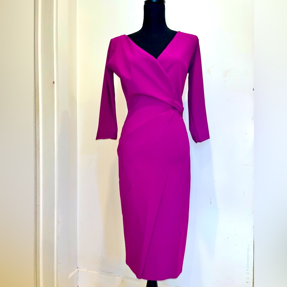 Chiara Boni La Petite Robe V-Neck Midi Dress